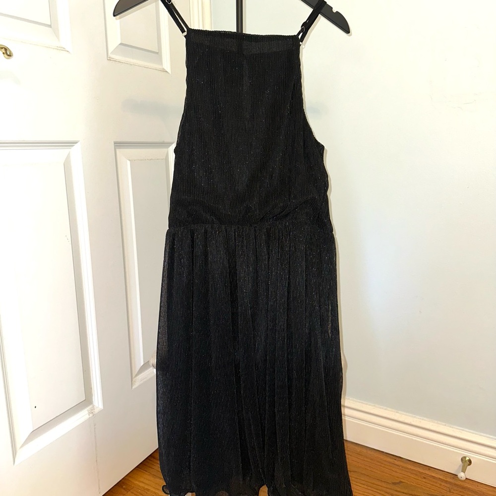 Francesca’s black sparkle mini dress NWT